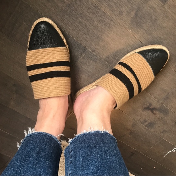 KAANAS Marbella handwoven mule espadrille, toffee - Picture 3 of 9